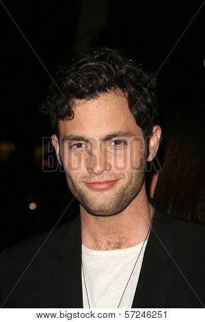 Penn Badgley at the premiere of 