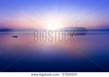 Sunrise On Lagoon