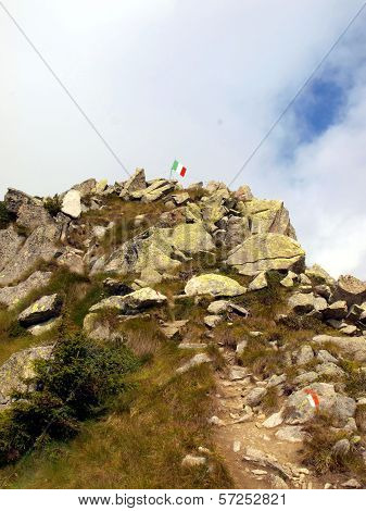 Cima Zeledria Characteristic Peak In The Brenta Dolomites, Which Is Flaf Italian Made ??of Sheet