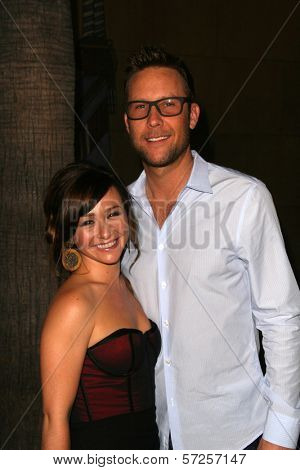 Danielle Harris and Michael Rosenbaum at the 