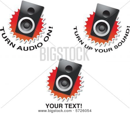 Reproduktory s textem
