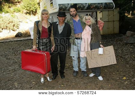 Rena Riffel, Clinton Wallace and Lotti Pharriss Knowles  on the set of the movie 
