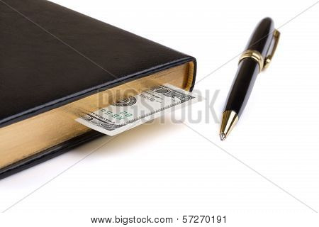 Black notebook