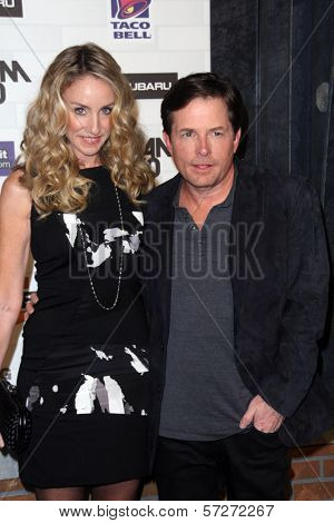 Tracy Pollan and Michael J. Fox at Spike TV's 