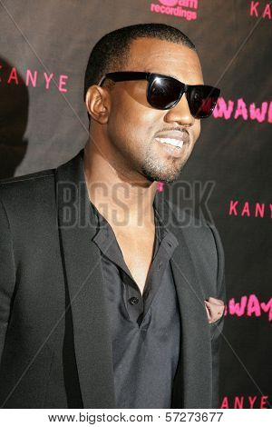 Kanye West at the Los Angeles Premiere of Kanye West's film debut 