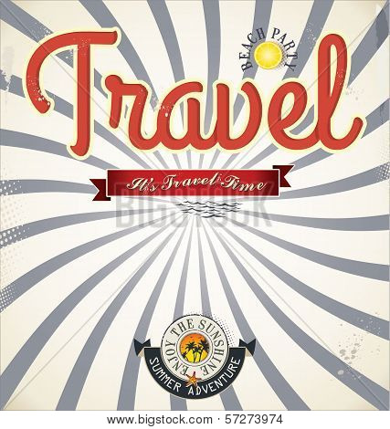 Vintage Travel background