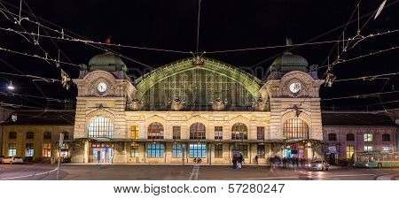 Basel Sbb Railway Station In Switzerland