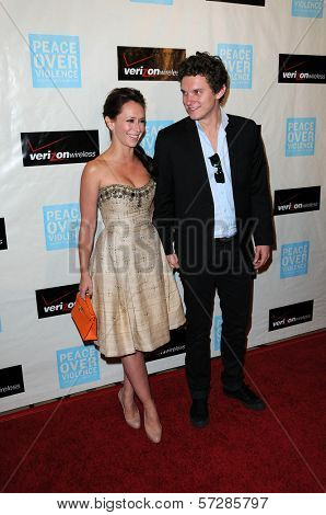 Jennifer Love Hewitt and Alex Beh at the 