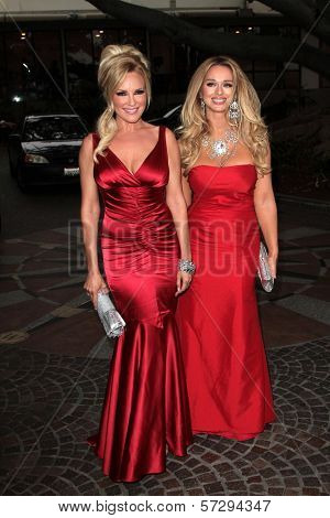 Bridget Marquardt, Katarina Van Derham at the Red Cross Red Tie Affair 2012, Fairmont Miramar Hotel, Santa Monica, CA 04-21-12