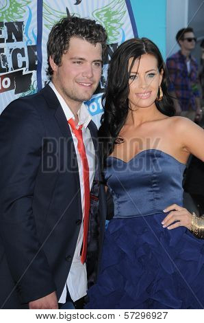 Levi Johnston and Brittani Senser at the 2010 Teen Choice Awards - Arrivals, Gibson Amphitheater, Universal City, CA. 08-08-10