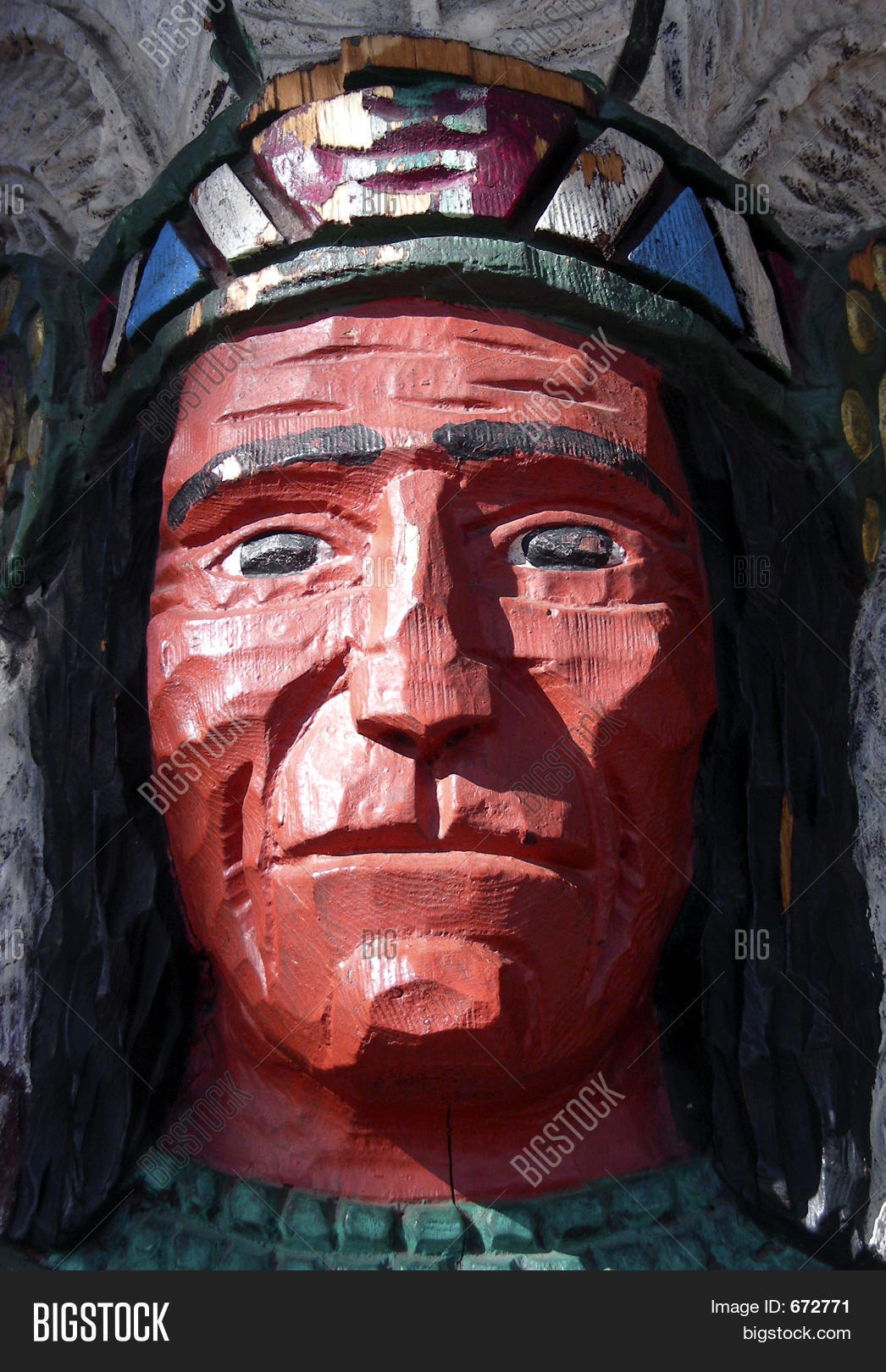 Cigar Store Indian Image & Photo (Free Trial) Bigstock