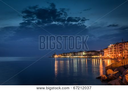Punta - Piran at Night