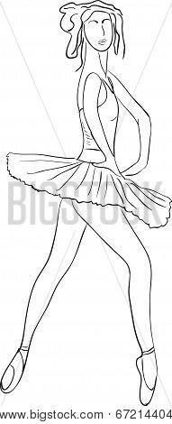 Silhouette of dancer