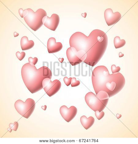 the soap bubbles velentines hearts 