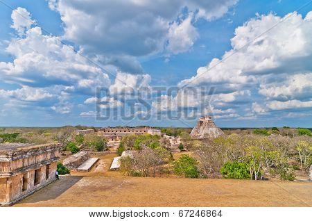 Uxmal ruins in Yucatan, Mexico