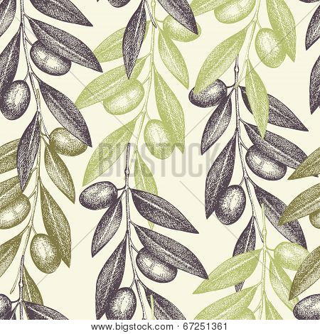 Vintage Olive Background