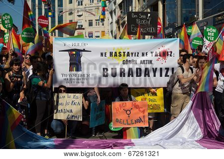 Trans Pride March In Istanbul