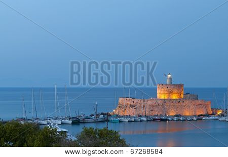 Rhodes island in Greece