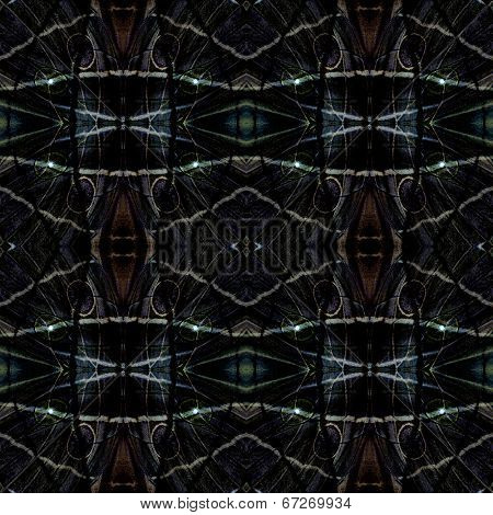 Dark Grey Background Texture Made From Koh-i-noor Butterfly Wing Patterns