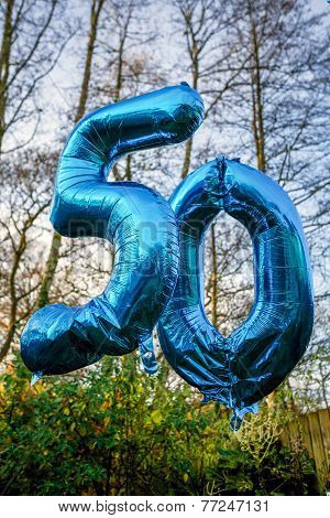 50 today balloons