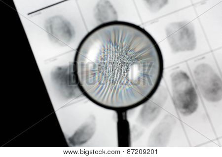 Real human fingerprint.