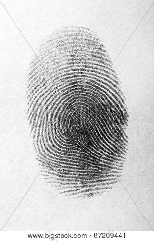Fingerprint hand.