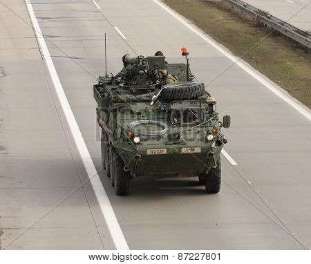 Dragoon Ride - US Army Convoy Drives Through Czech Republic
