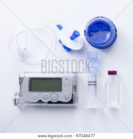 Insulin Pump Set Background.