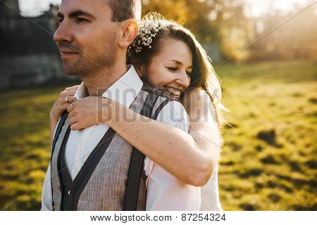 Beautiful Couple Walking