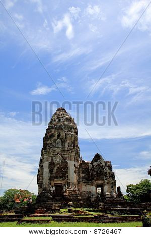 Wat Phasrirattanamahathat ในลพบุรีประเทศไทย