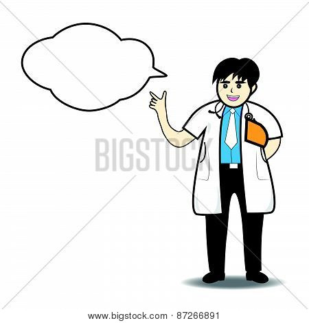 Doctor man and doctor woman