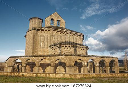 Romanesque Church Of Santa María De Eunate. Navarra, Spain