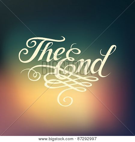 Beautiful Movie Ending Typography 