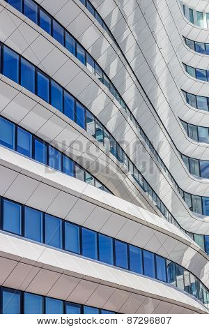 Lines And Curves Of A Contemporary Office Building In Groningen