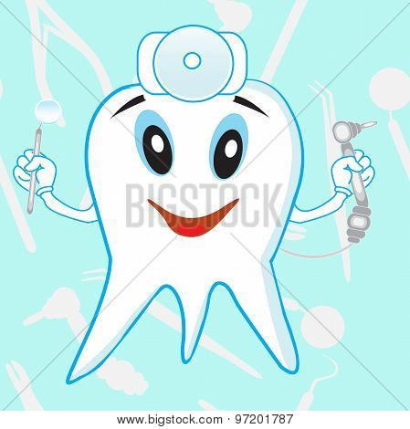 Funny Dantist Tooth