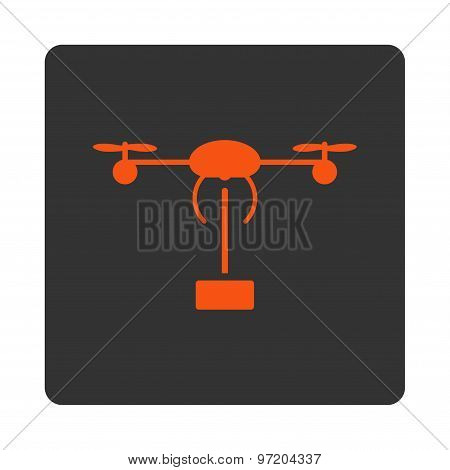 Copter shipment icon