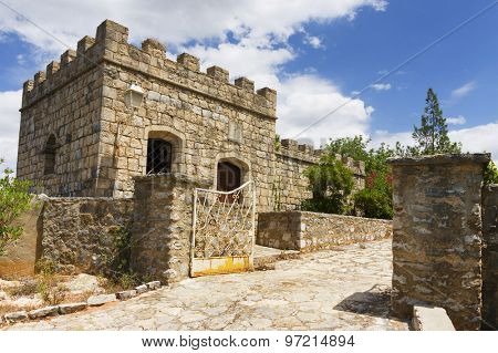 Architectural detail in Algarve, Portugal, Europe