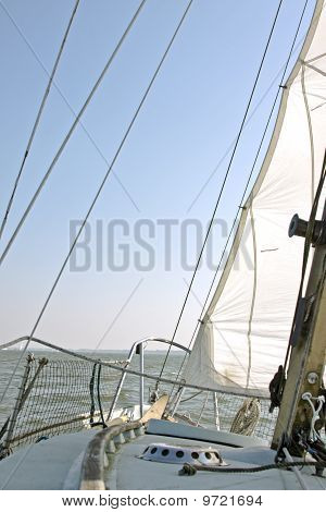 北海、オランダでのセーリング