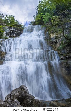 Herisson Fall In Jura, France