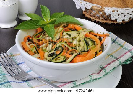 Salad Of Zucchini And Carrots
