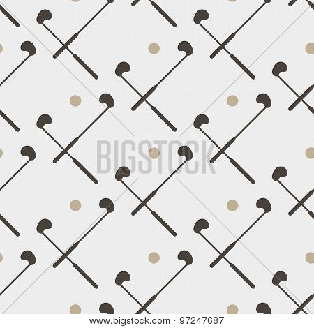 Golf clubs and ball seamless