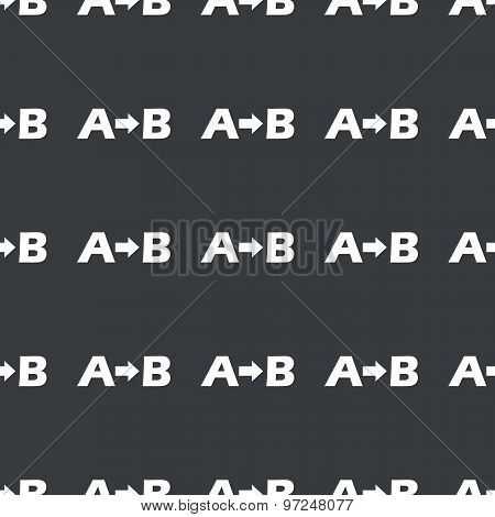 Straight black A B pattern