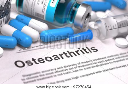 Osteoarthritis Diagnosis. Medical Concept.