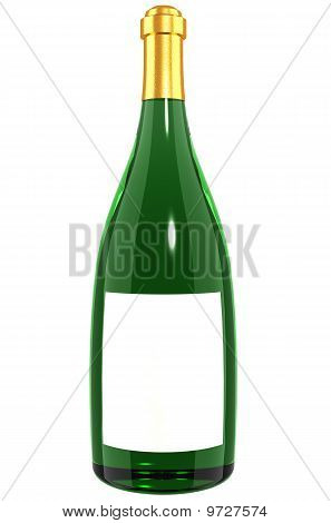 Winebottle - wit