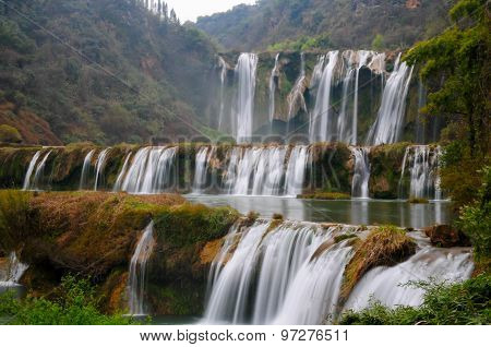 Jiulong waterfall in Luoping, Yunnan, China