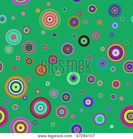 Abstract color figures seamless pattern.