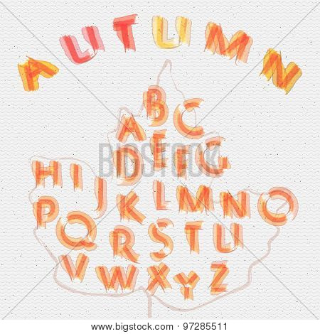 Abstract alphabe