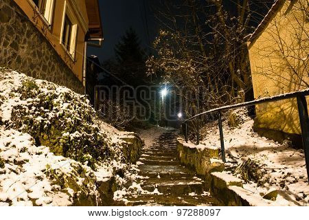 Village Winter Streets