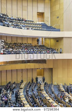 U.s. President Barack Obama Makes His First Presidential Visit To Ethiopia And African Union Commiss