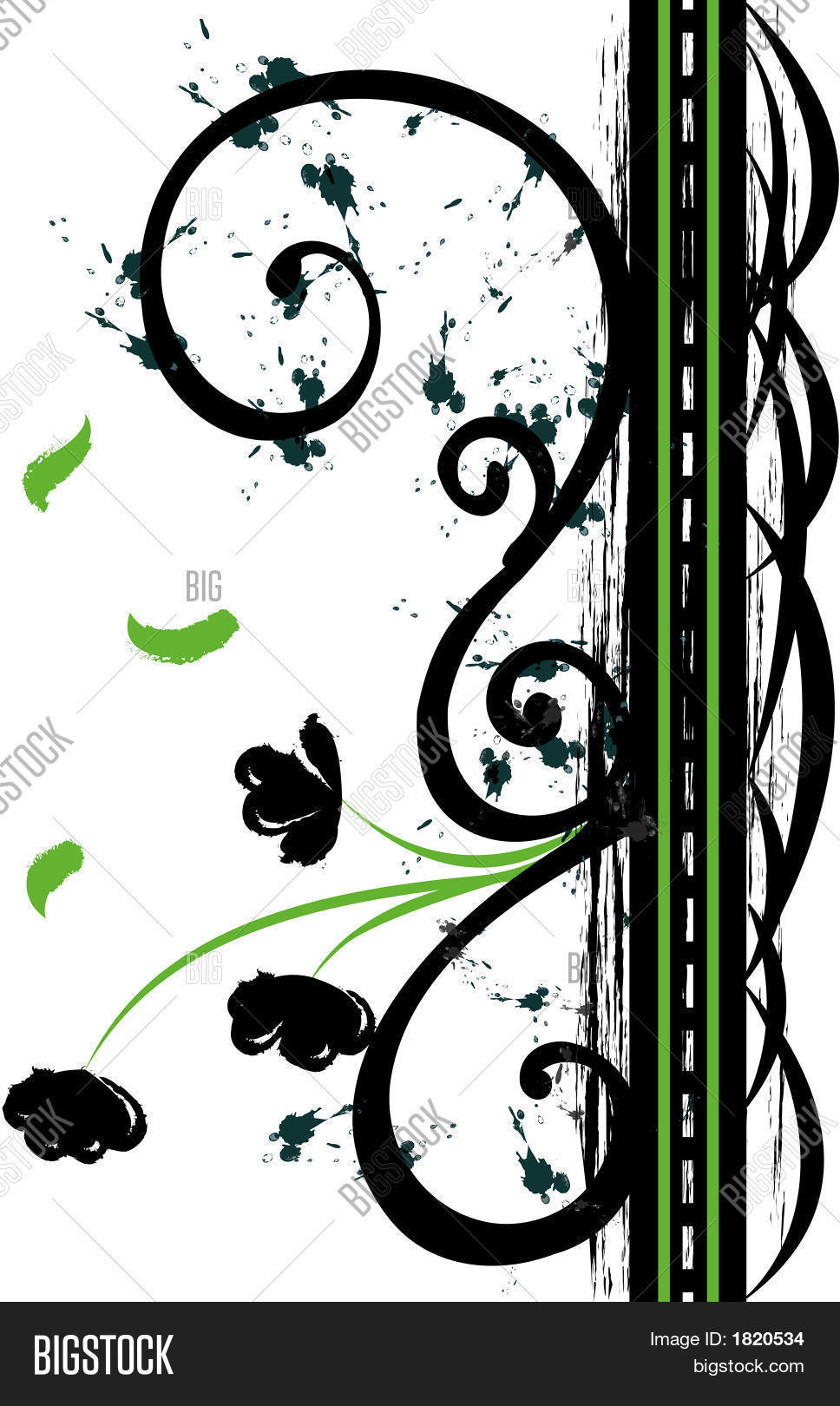 Iron Flower Vector & Photo (Free Trial) | Bigstock